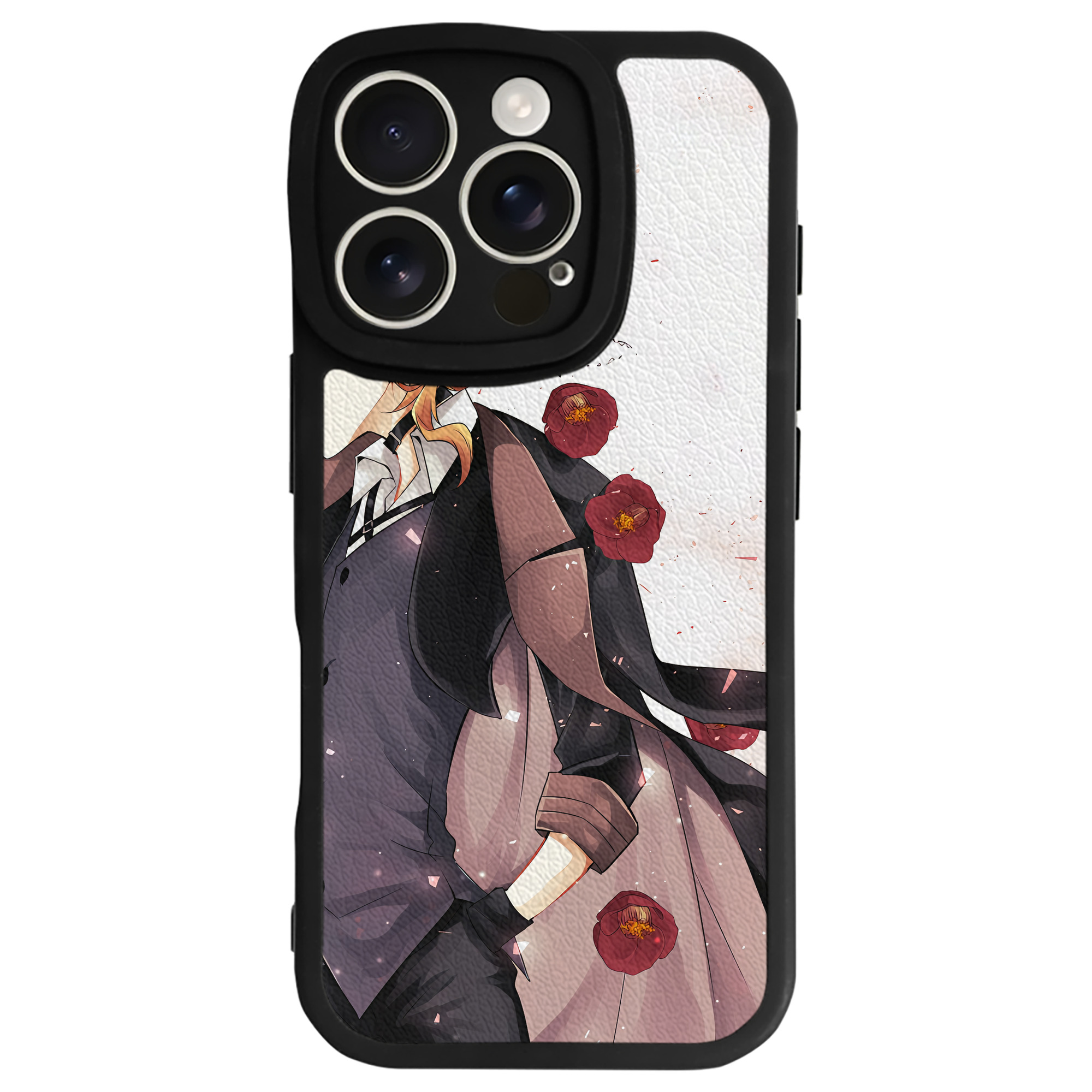 （画像用） 文豪ストレイドッグス Bungo Stray Dogs 【iPhone 16シリーズ対応】シリコンスマホケース（レザー調） 材質：シリコン